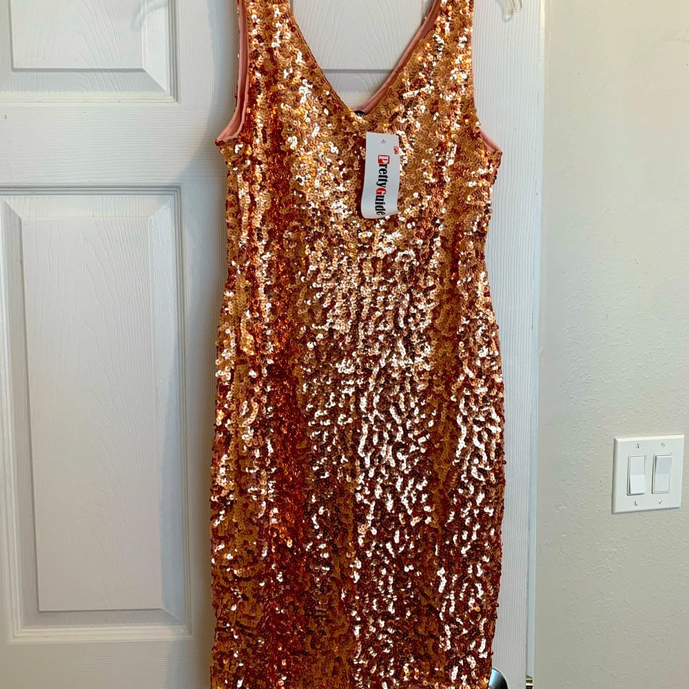 Sequin Mini Dress